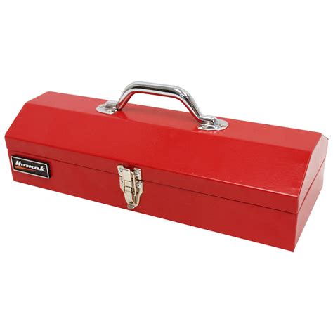 small red metal toolbox